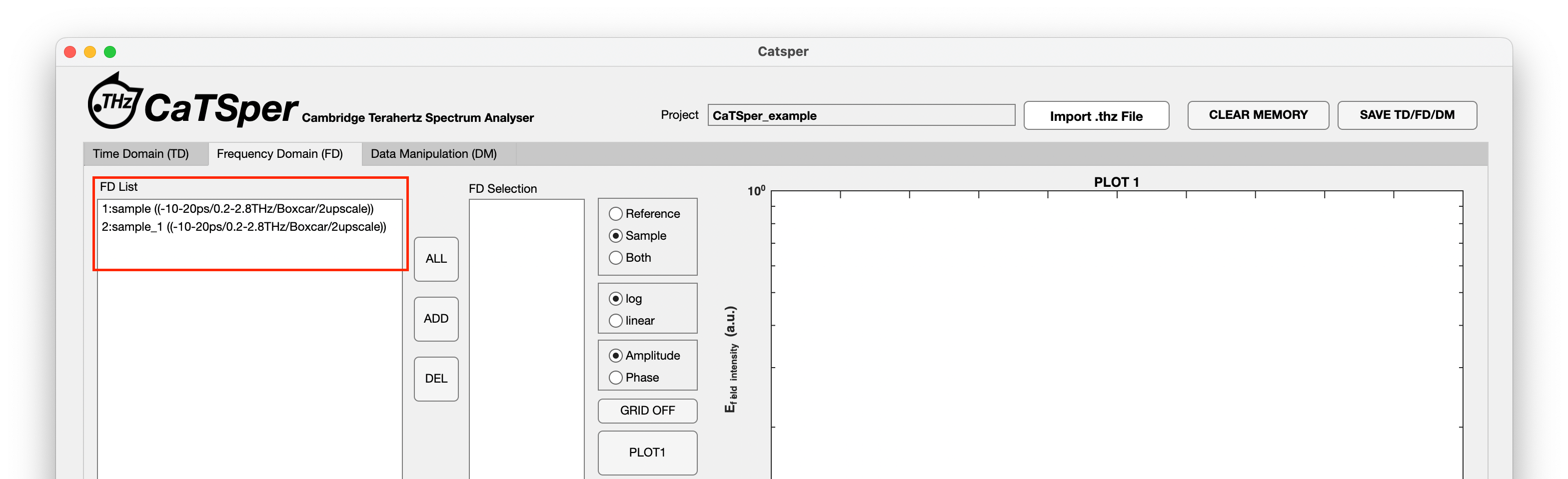 catsper fd list