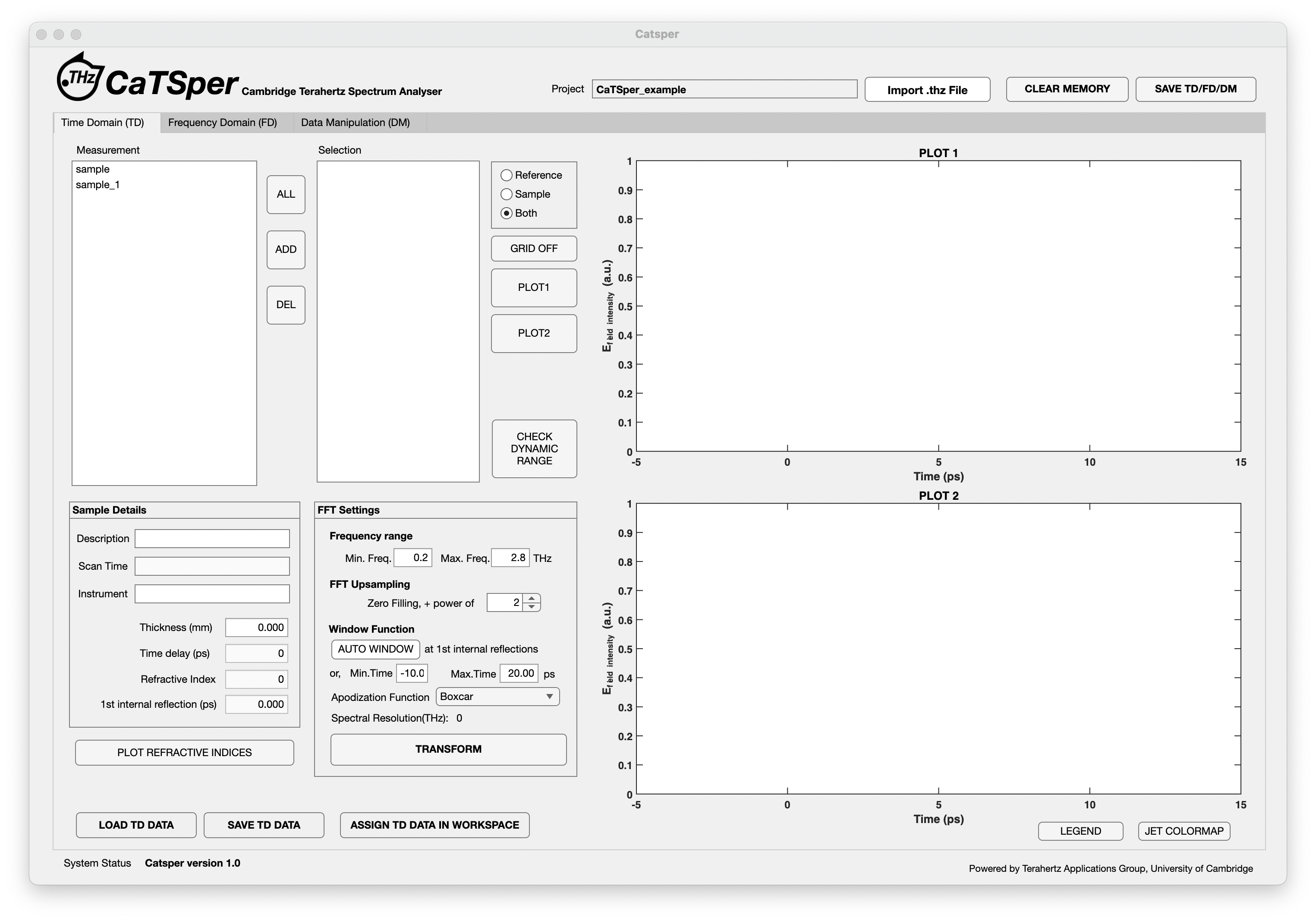 catsper load ui